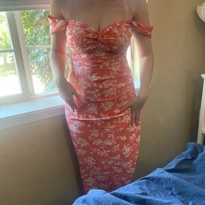 Pink and white Abercrombie and Fitch dress new with tags